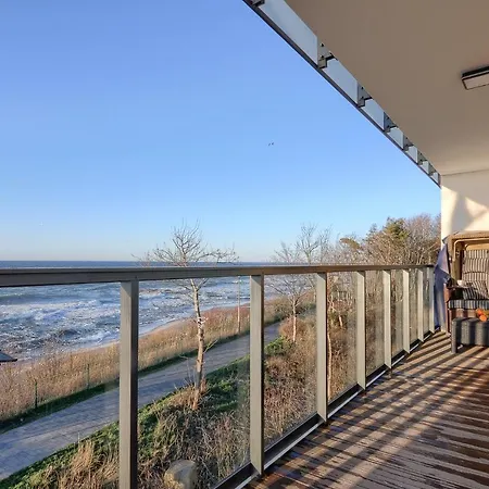 Lägenhet Szafirowy Z Bezposrednim Widokiem Na Morze- Nadmorski Luksus Ustronie Morskie