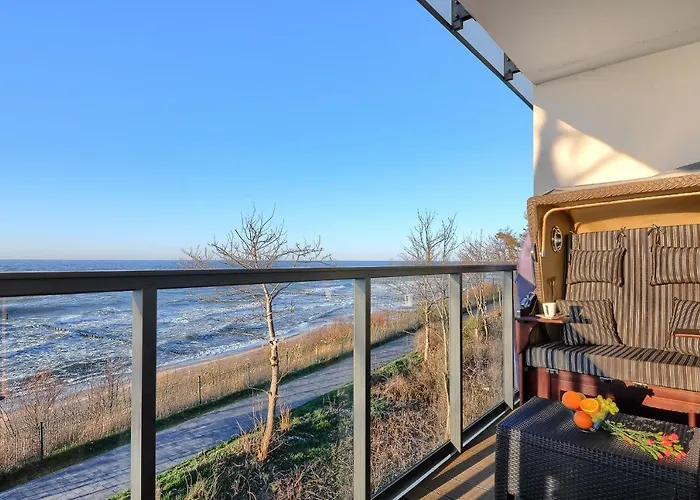 Lägenhet Szafirowy Z Bezposrednim Widokiem Na Morze- Nadmorski Luksus *