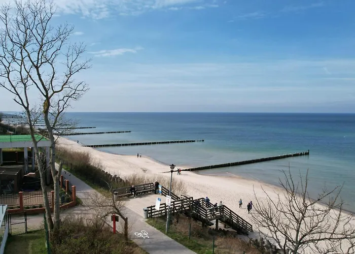 Szafirowy Z Bezposrednim Widokiem Na Morze- Nadmorski Luksus Ustronie Morskie