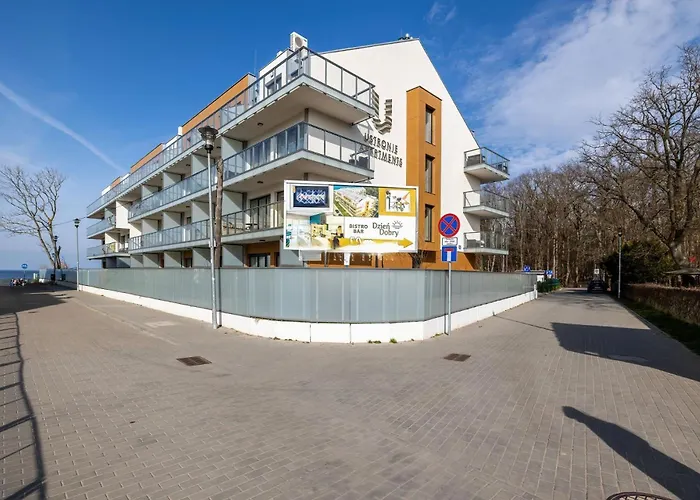 Apartman Szafirowy Z Bezposrednim Widokiem Na Morze- Nadmorski Luksus Ustronie Morskie